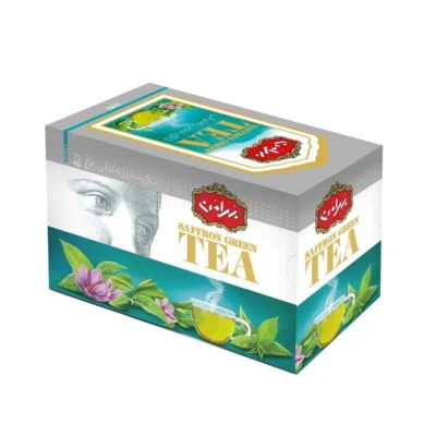 چای سبز زعفرانی بهرامن